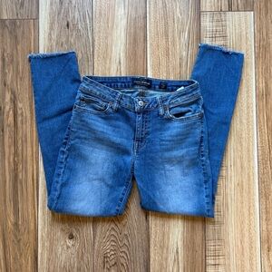 Lucky Brand Raw Hem Cropped Skinny Jeans